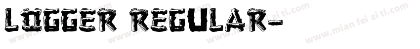 Logger Regular字体转换